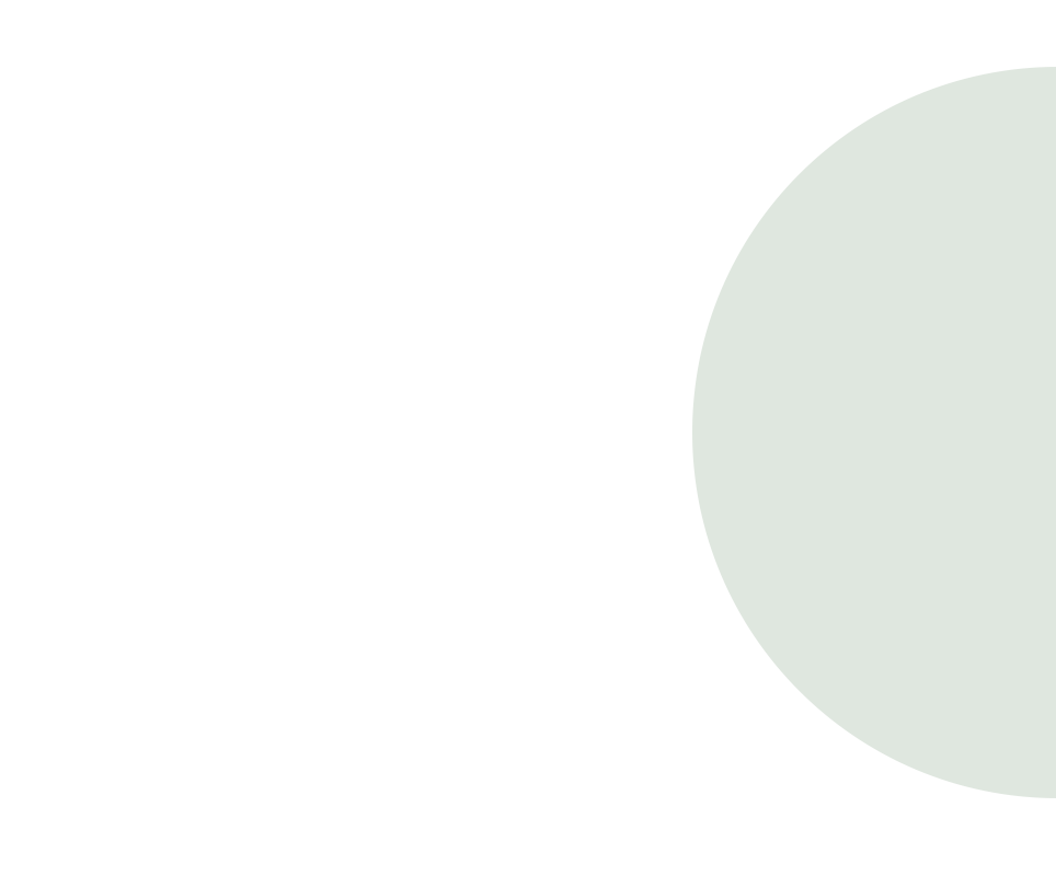 Pale green circle