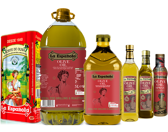La Española Pure Olive Oil range of formats