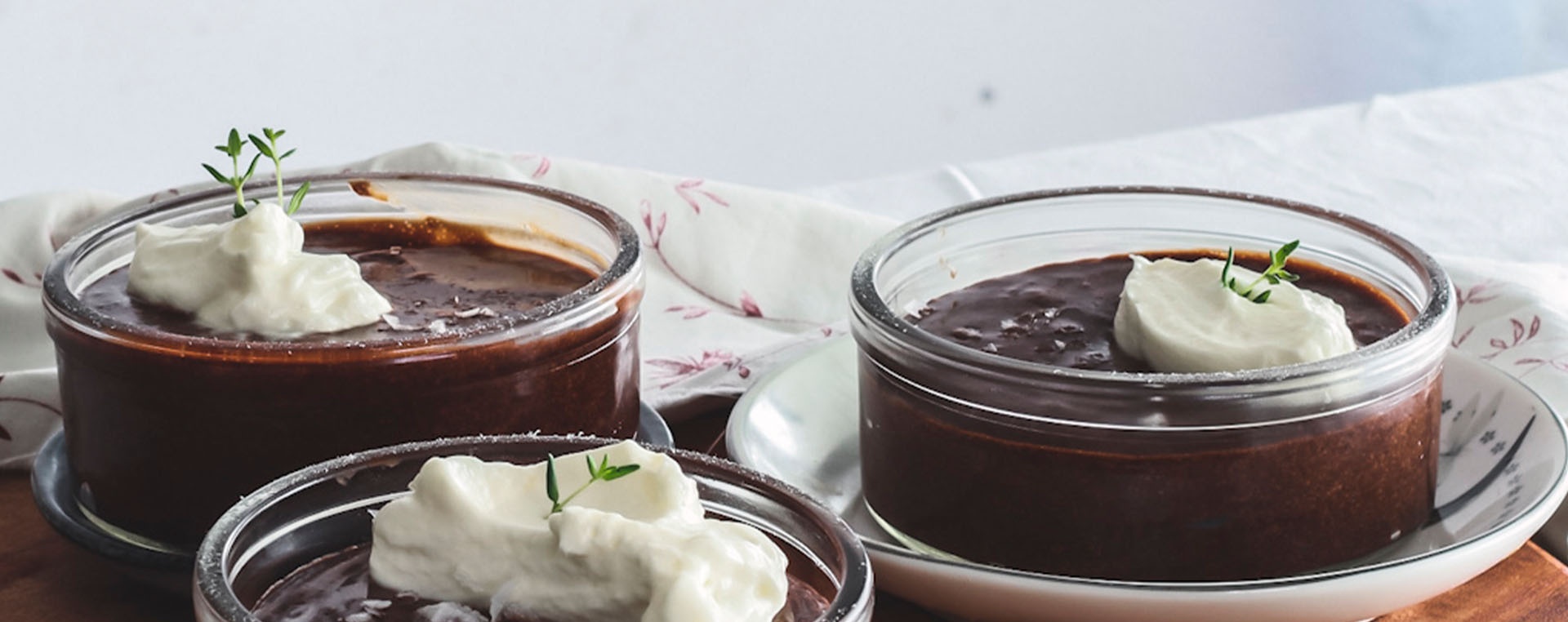 Dark Chocolate Mousse with Salt - La Española Olive Oil