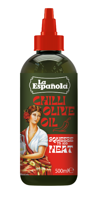 La Española Squeezy Chilli Olive Oil – 500ml