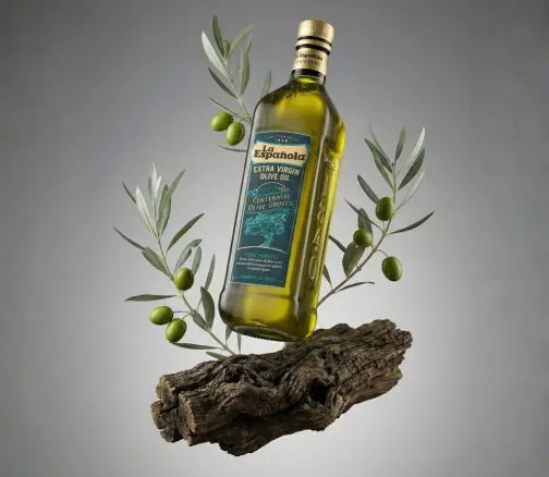 One bottle of extra virgin oil La española